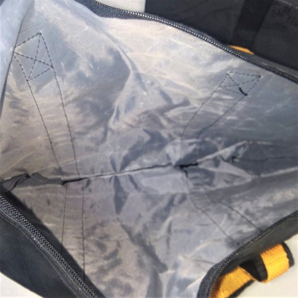 Bill Blass Two Black and Yellow Tote Bag Set with Outer Front Pocket - Picture 7 of 10